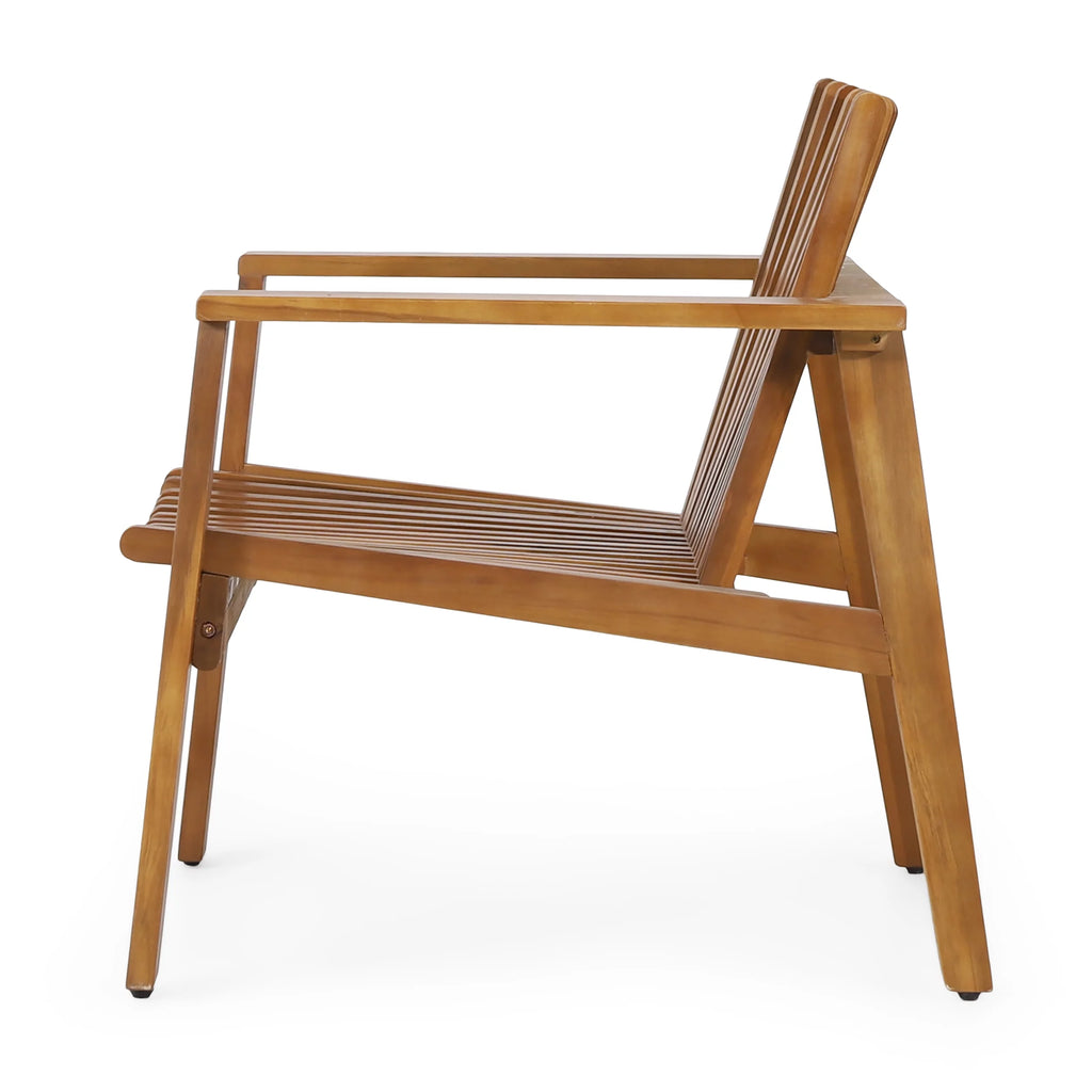 Acacia Wood Club Chairs, Set of 2 J583554