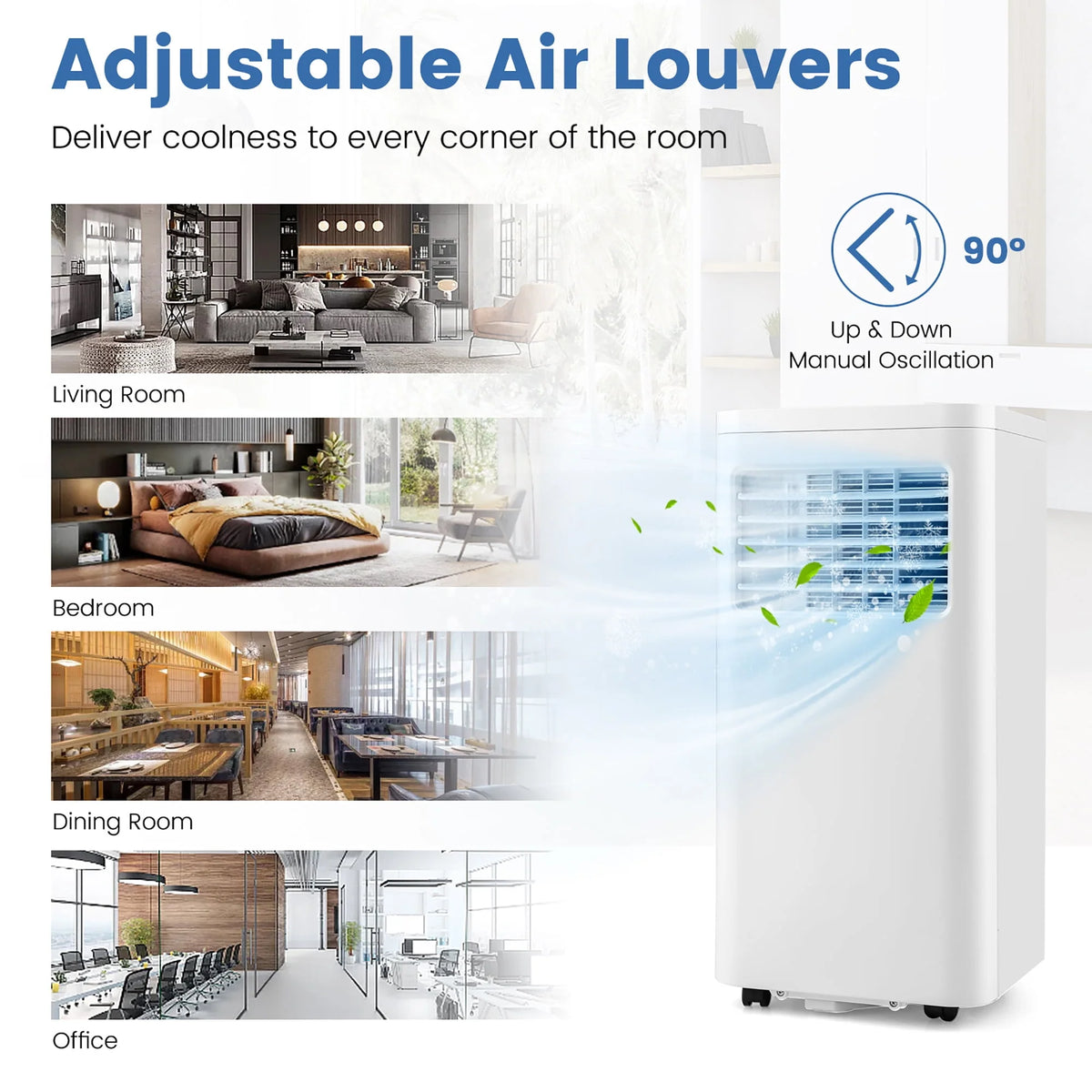 5000 BTU Portable Air Conditioner 3-in-1 T8943