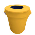 Yellow Stretch Spandex Trash Can Cover M981606