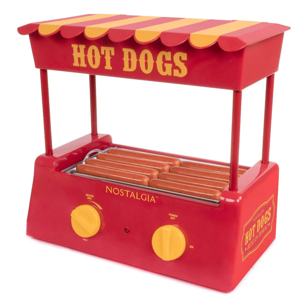 Hot Dog Roller and Bun Warmer, 8 Hot Dog and 6 Bun Capacity D237