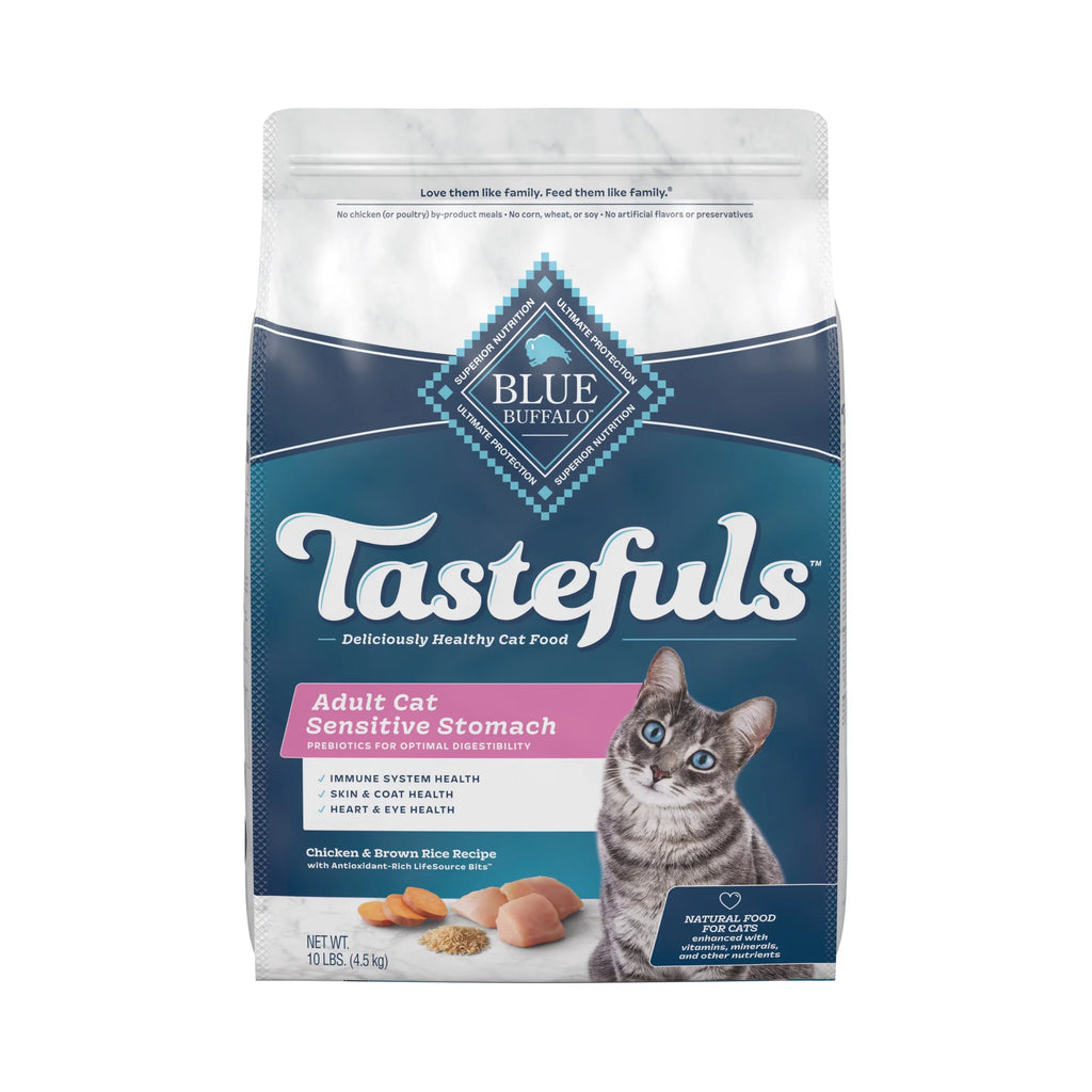 Natural Sensitive Stomach Adult Dry Cat Food Chicken 10lb R132327