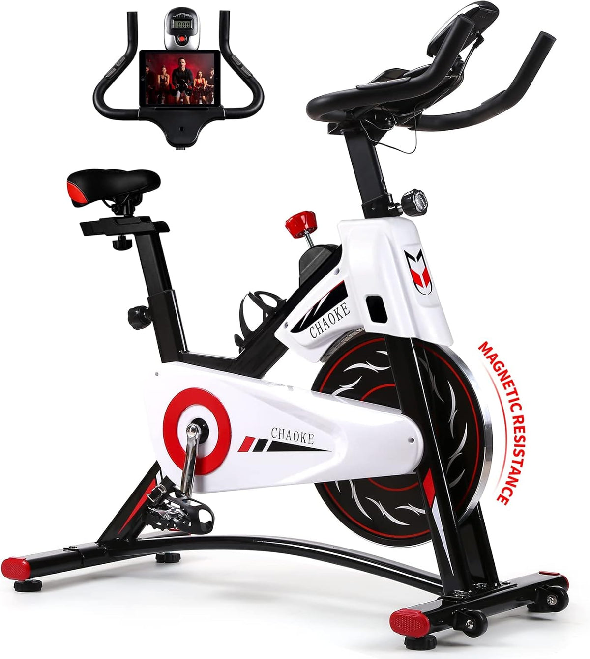 Indoor Cycling Bike Magnetic Resistance Whisper Quiet K114