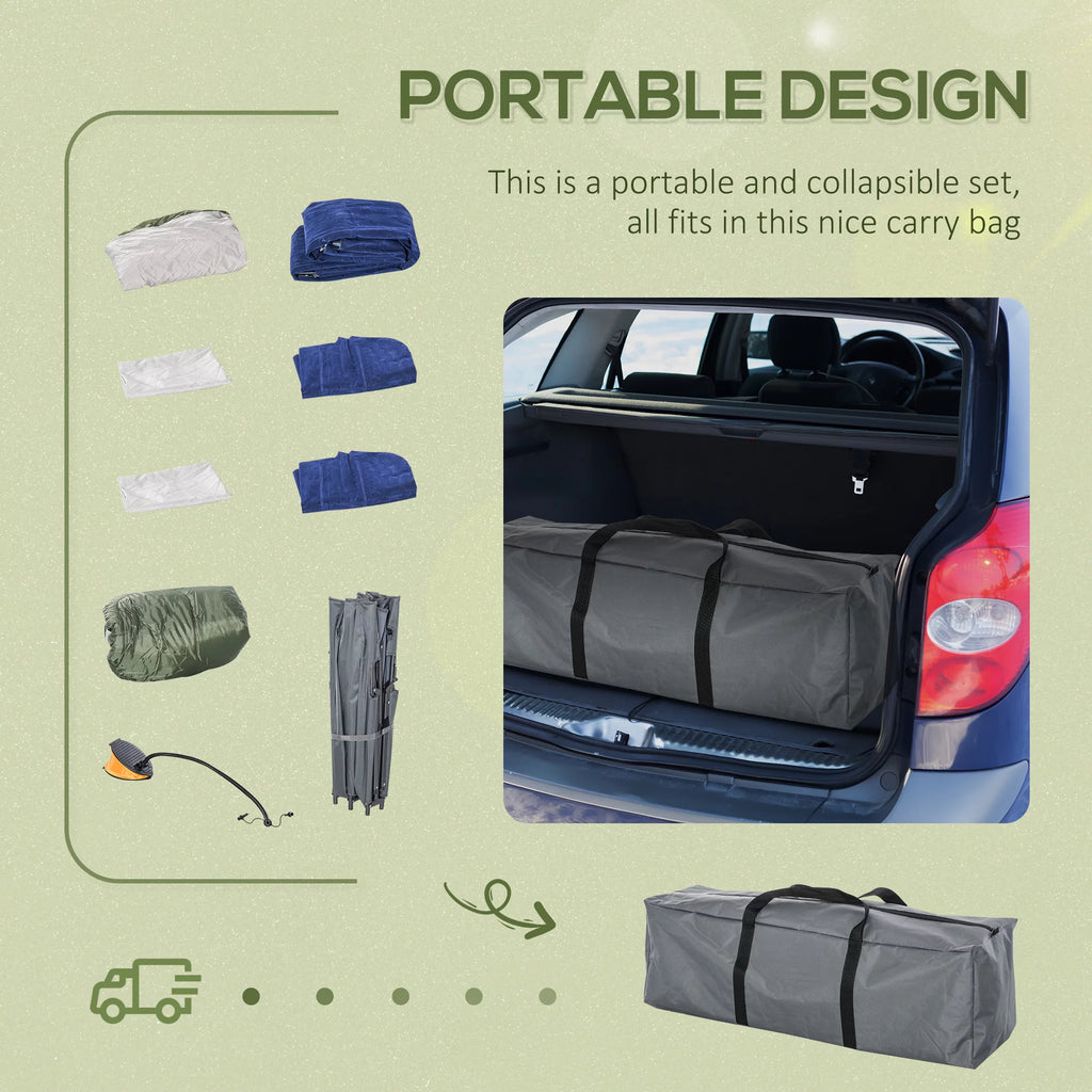 Folding Camping Cot Set with Sleeping Bag and Carry Bag E411905