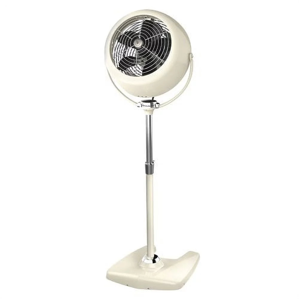 Vintage White Pedestal Air Circulator P45809