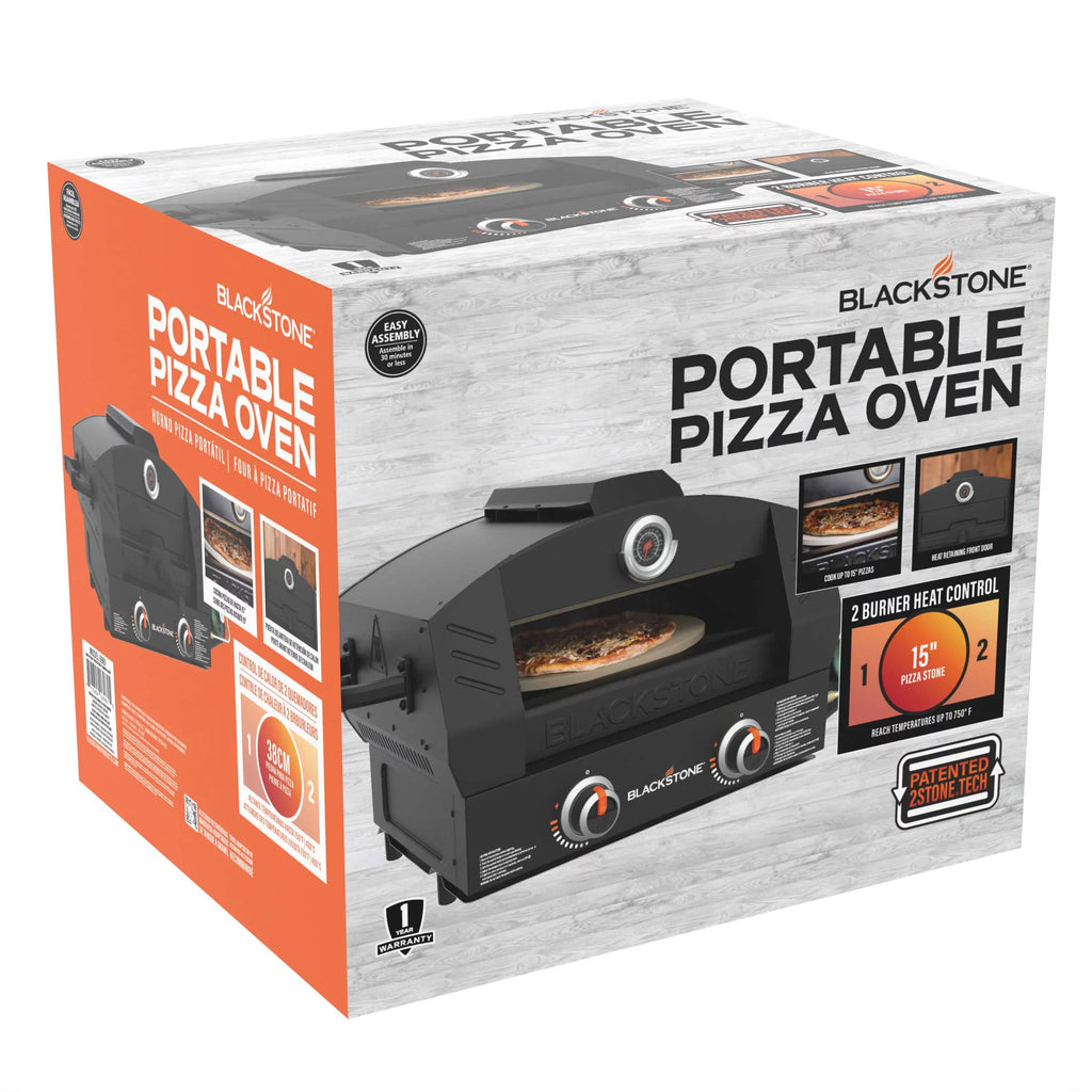 Tabletop Propane Pizza Oven with Two 15 Cordierite Stones R1753