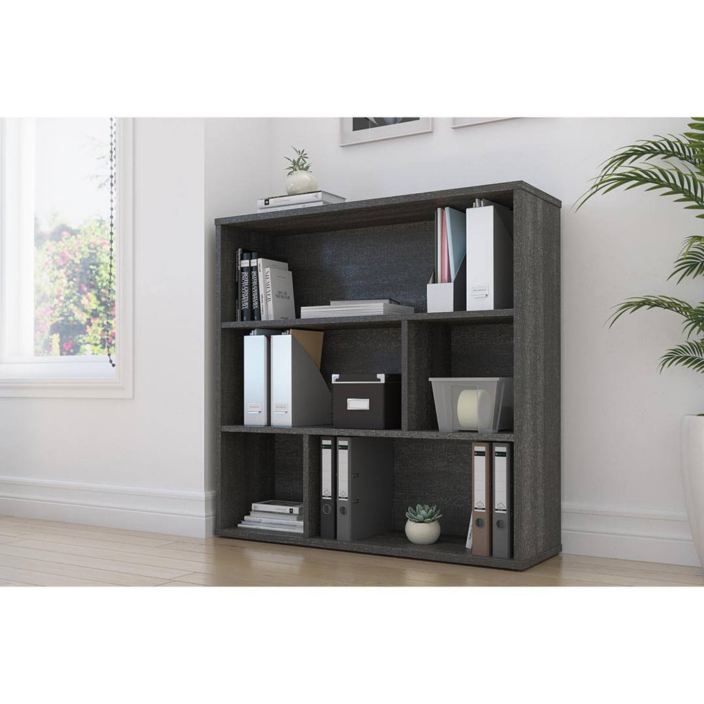 White Asymmetrical Shelving Unit V239