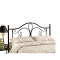 Antique Brown King Metal Headboard C9463