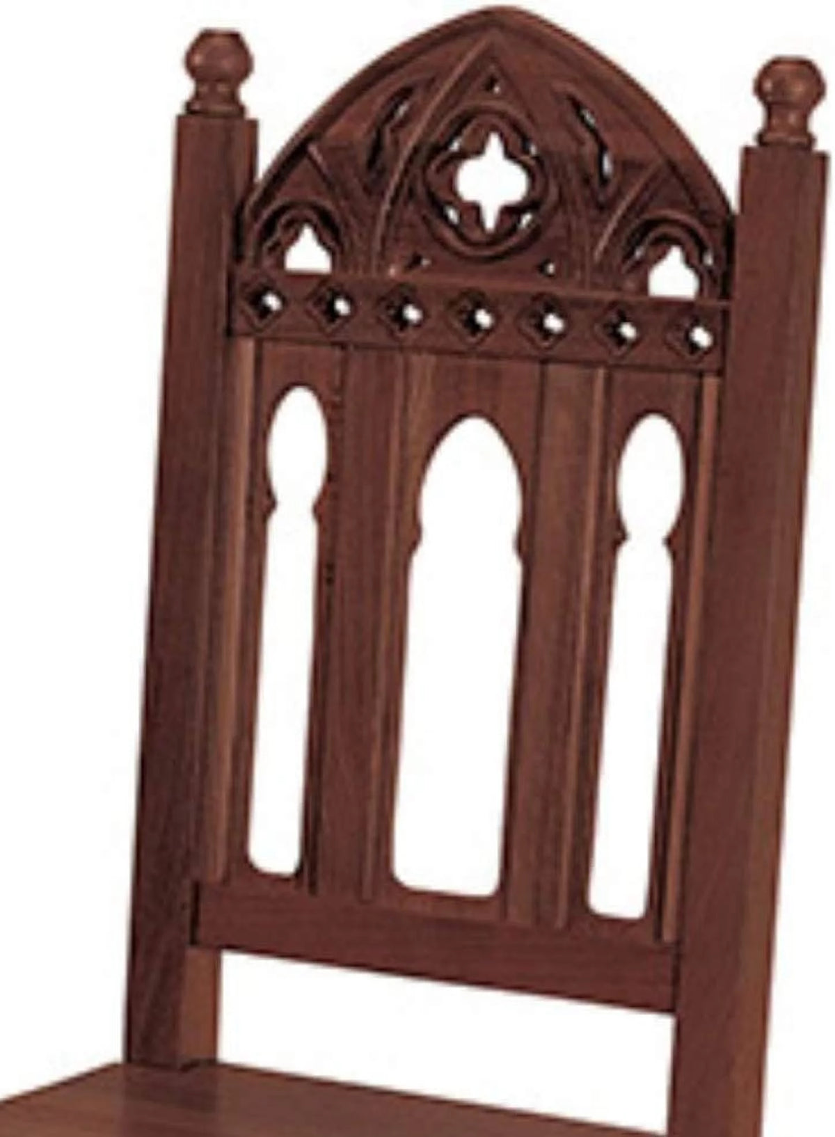 Gothic Side Chair - Walnut N7722