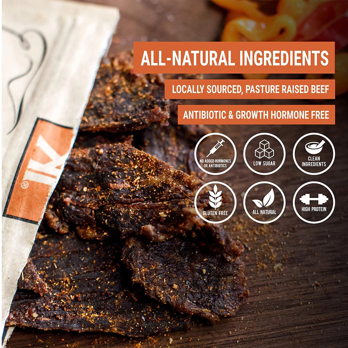 6 Pack Spicy Beef Jerky and Meat Sticks Variety Pack W866