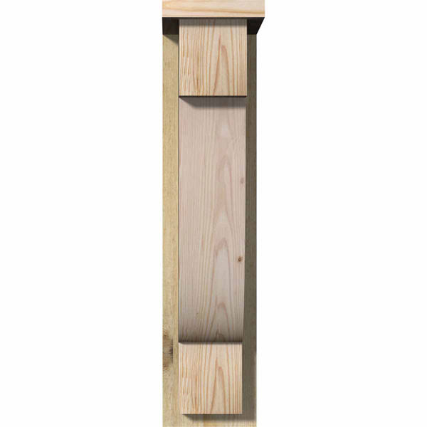 Alpine Rough Sawn Corbel with Backplate, Douglas Fir R248
