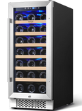 15" 33 Bottle Dual Zone Wine Cooler Refrigerator Y69842