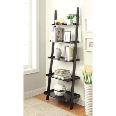 Espresso Ladder Bookcase Q50521