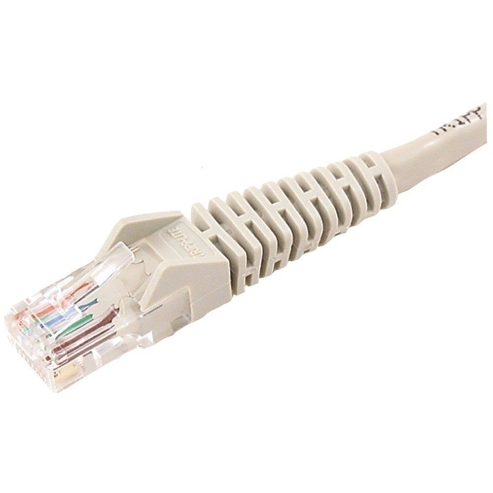 10ft Cat5e Snagless Molded Patch Cable RJ45 M-M Gray J56369