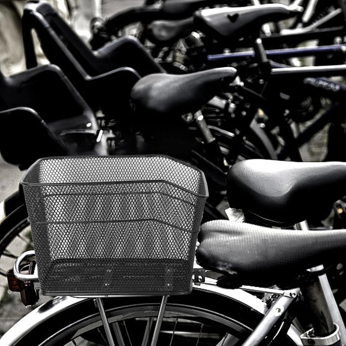 Metal Rear Bike Basket Bicycle Cargo Rack Q71441