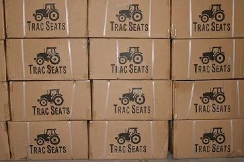 Black Tractor Suspension Seat M986