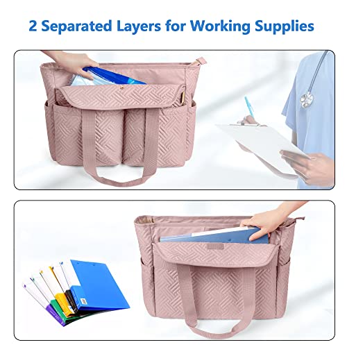 Black Nurse Bag with Laptop Compartment P873