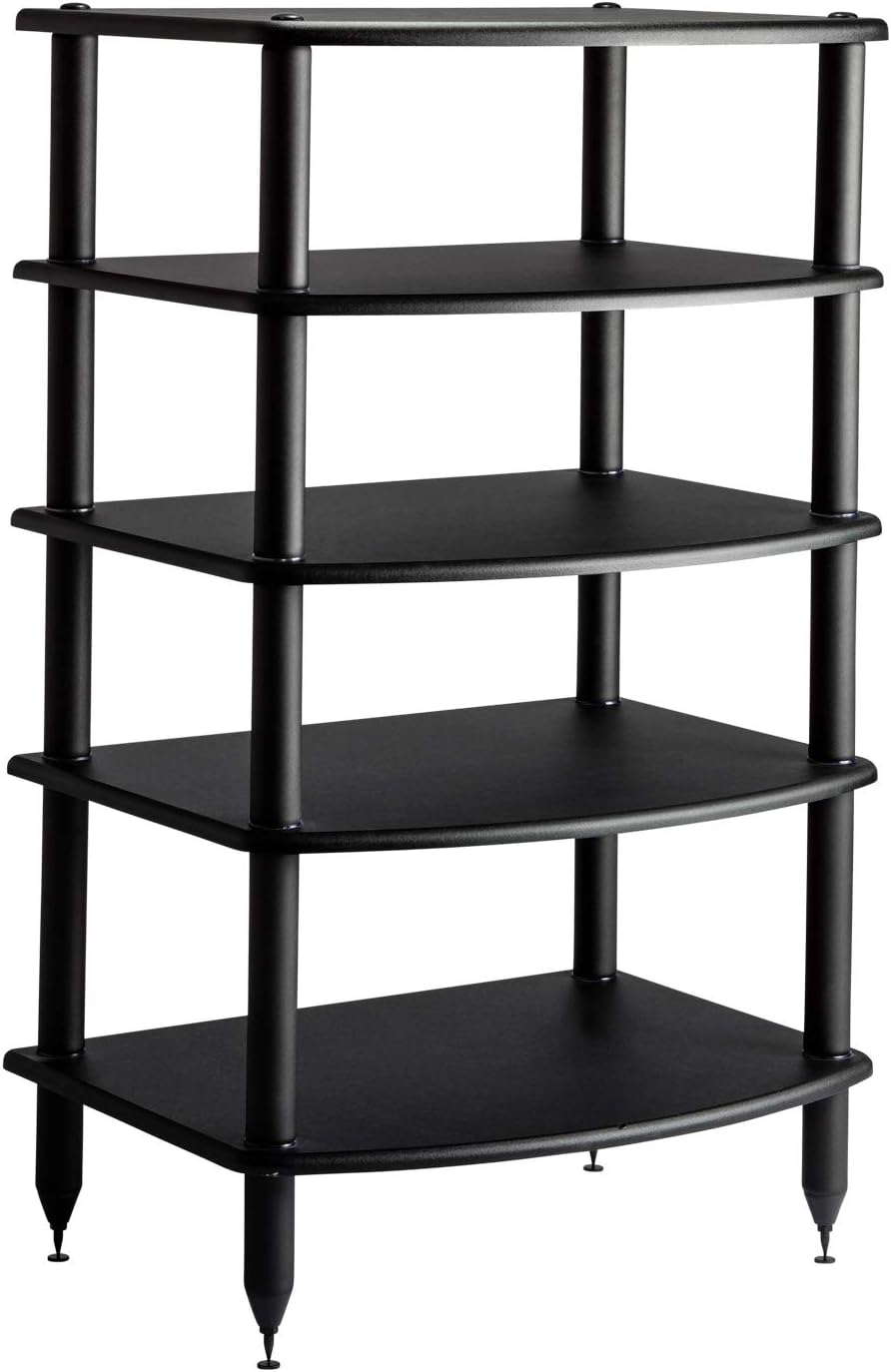 5 Shelf Carbon Audio Rack D699
