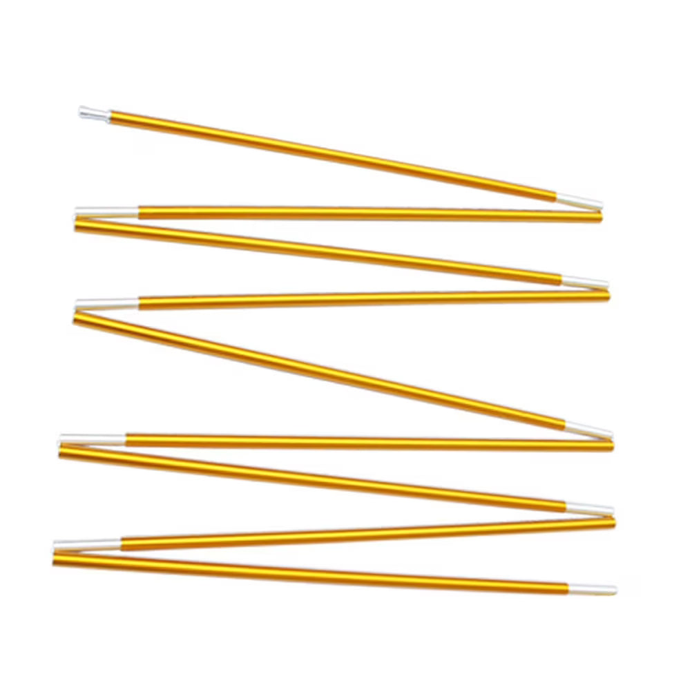 2Pcs Flexible Metal Tent Poles Folding Portable Camping Y6127