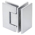 Satin Chrome 90 Degree Glass-to-Glass Hinge P766