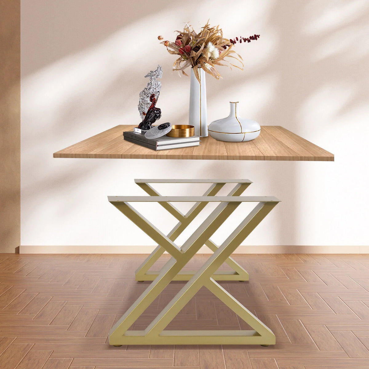 16" Metal Table Legs Set of 2 N145315