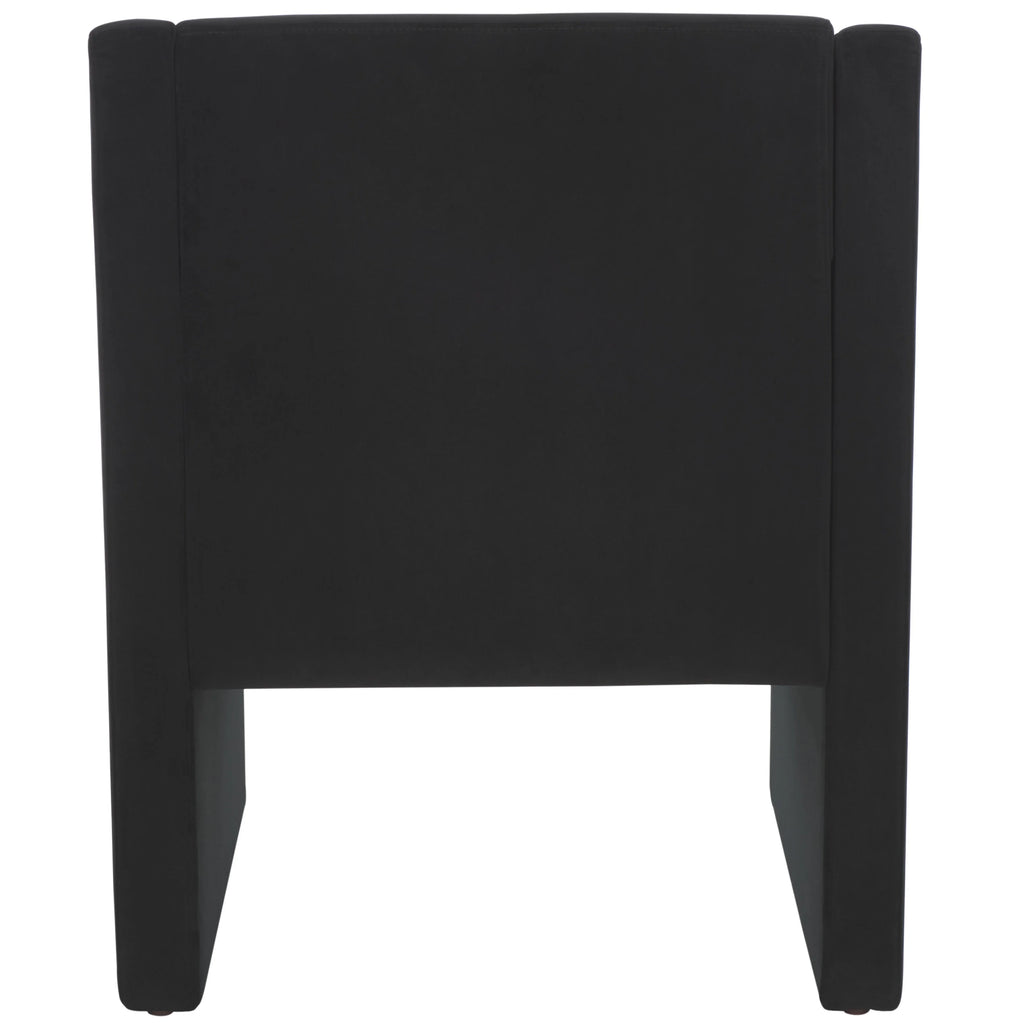 Black Velvet Accent Chairs T939374