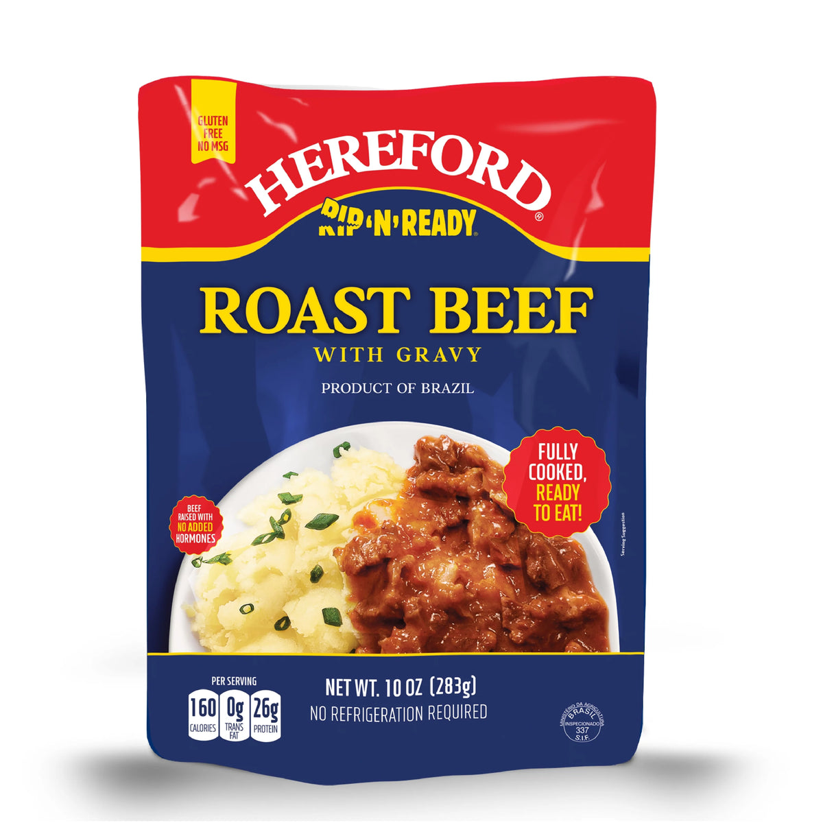 10 oz Fully Cooked Roast Beef with Gravy L31438