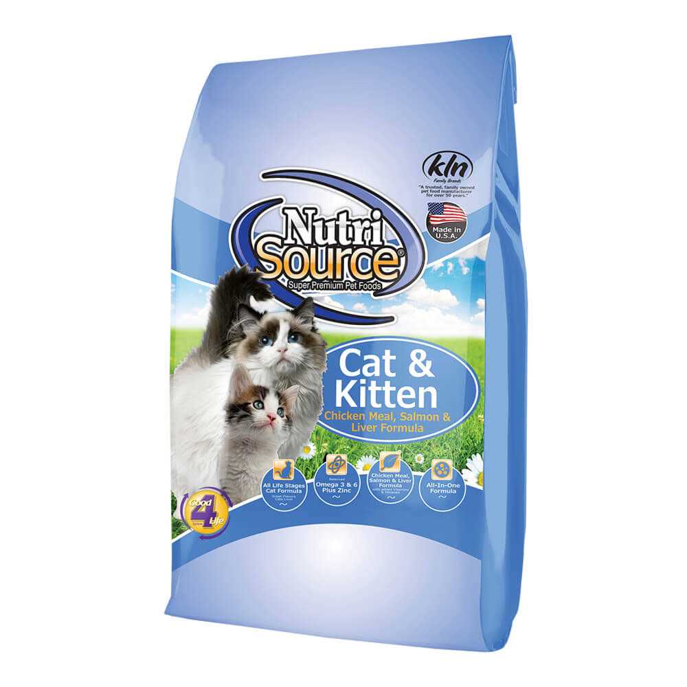 Chicken Salmon Liver Dry Cat & Kitten Food C319