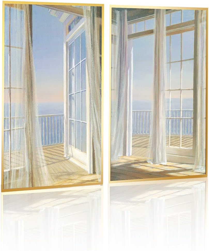 Framed Acoustic Panels, 2 Pack 15.7 x 23.6 Inches Sound Absorbing R637543