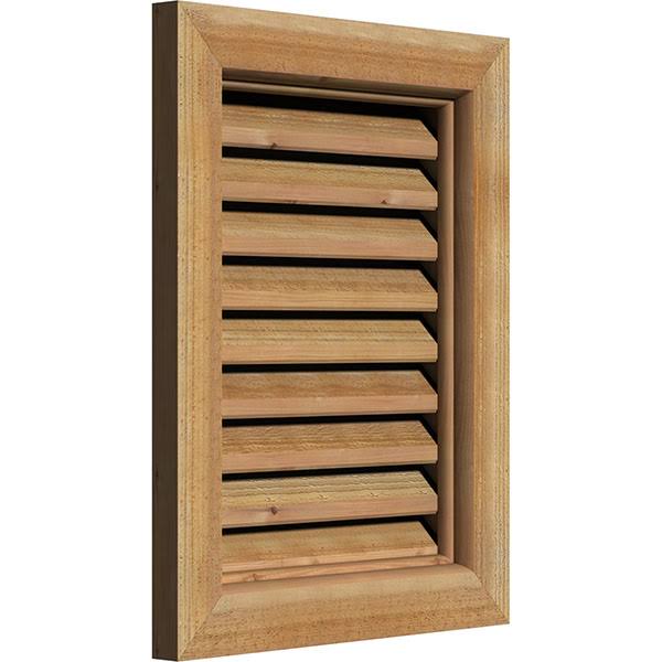 Unfinished Functional Rough Vertical Gable Vent O906667