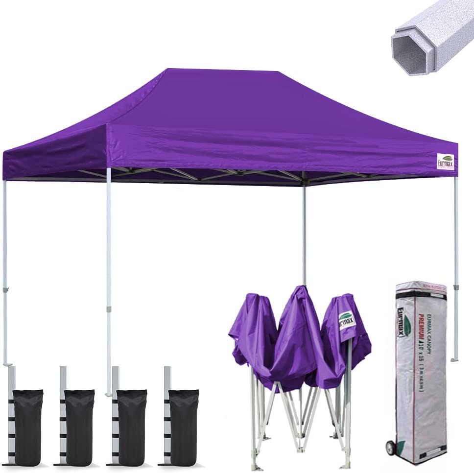 10'x10' Pop-up Canopy Tent with Heavy Duty Wheeled Carry Bag L884