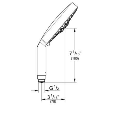 Chrome Shower Head Z3906