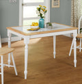 White Natural Tile Top Table D142443