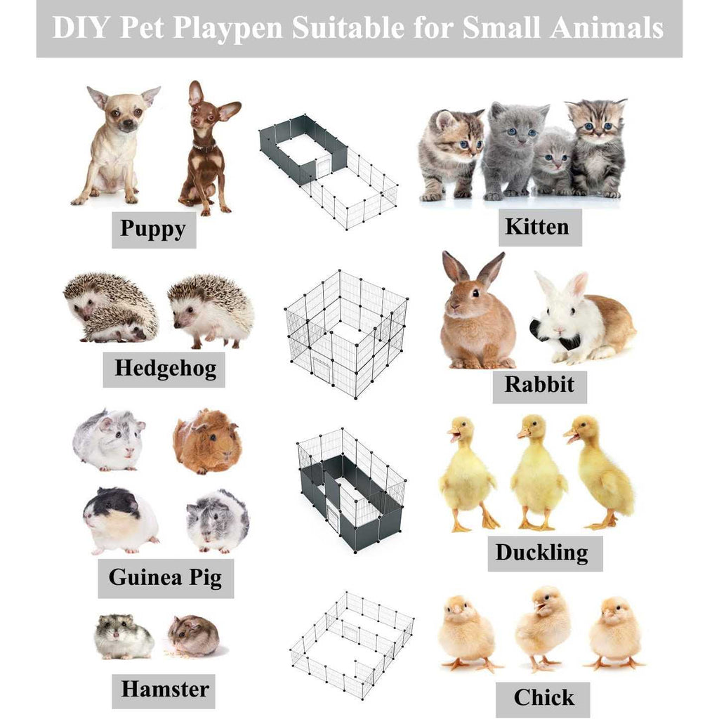 Small Animal Pet Playpen with Door T283845