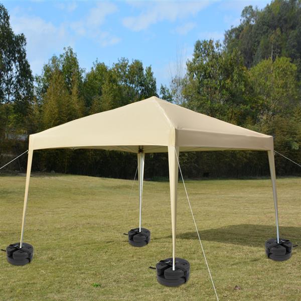 Black Water Fillable Weight Plates for Tent Canopy B8492
