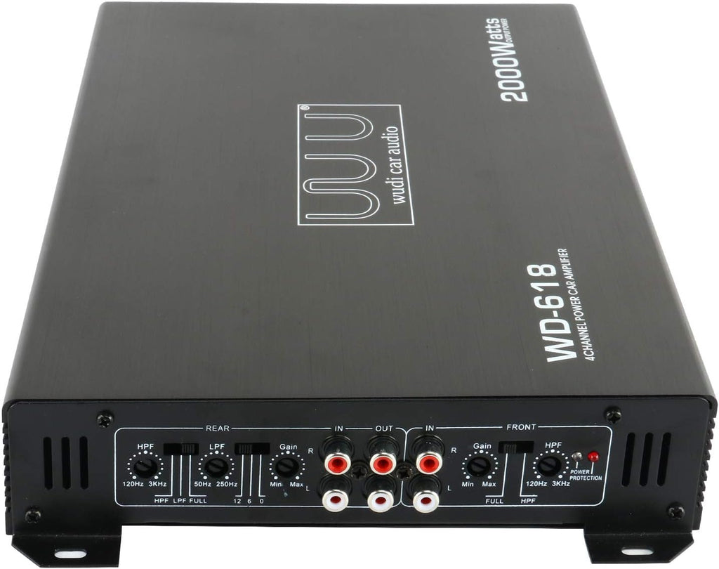 1500W 4 Channel Car Amplifier Pack of 2 K574423