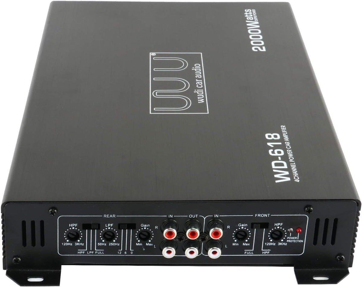 1500W 4 Channel Car Amplifier Pack of 2 K574423
