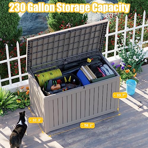 150 Gallon Waterproof Resin Outdoor Storage Box S942