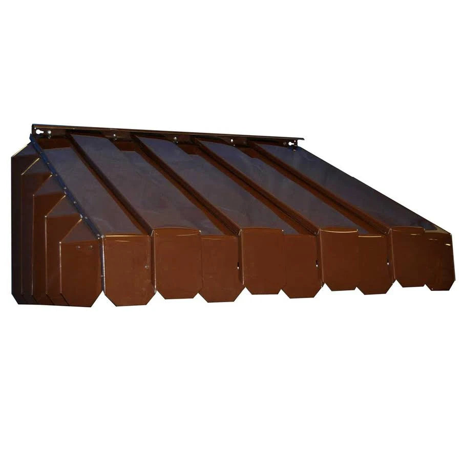 Brown Solid Slope Window/Door Fixed Awning X449410