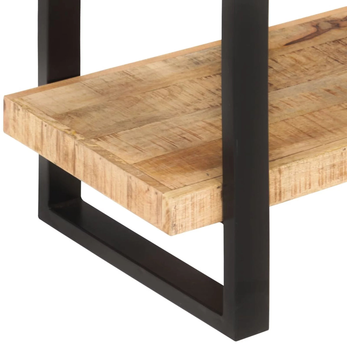 4-Tier Rough Mango Wood Bookcase B30098