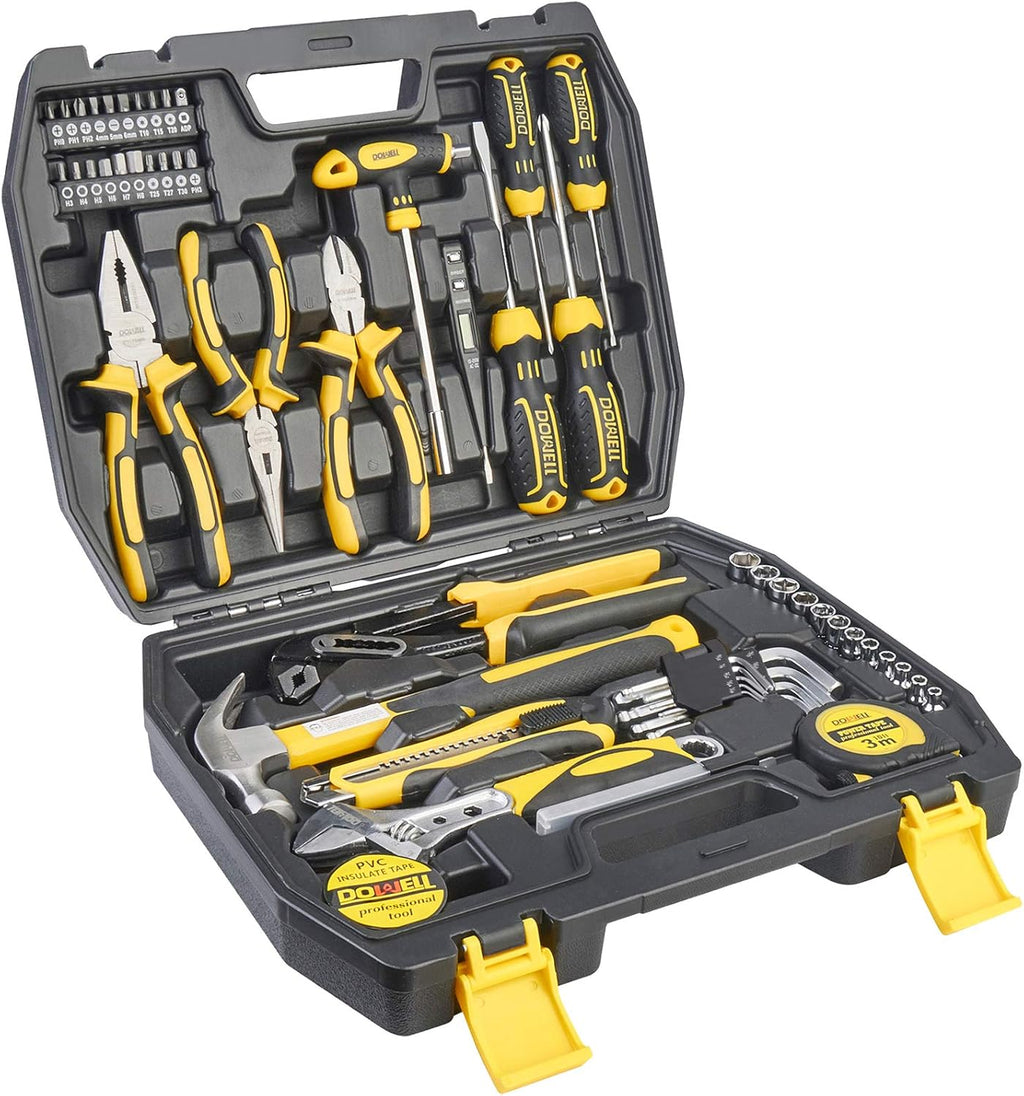 62PCS Tool Set with Wrench Pliers Screwdriver K13426
