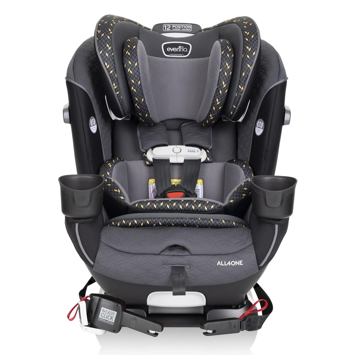 4-In-1 Convertible Car Seat Kingsley Black C158