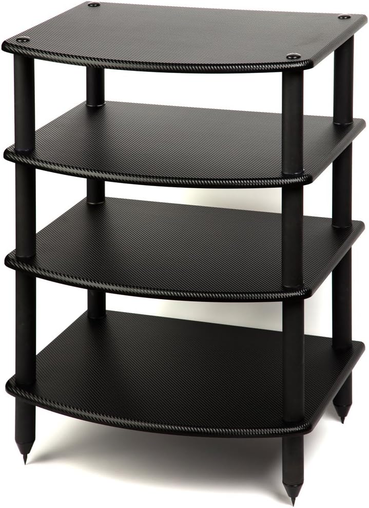 5 Shelf Carbon Audio Rack D699