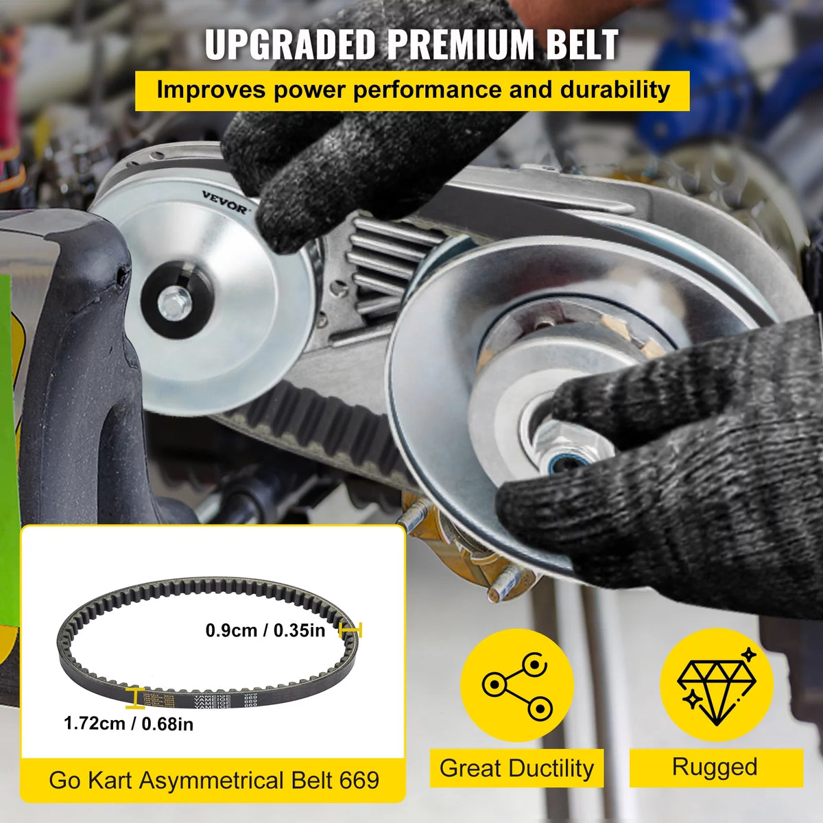 212CC Torque Converter Kit 30 Series 6.5 HP 3/4 inch 10T #40 or 41 Chain E627
