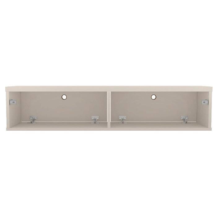 White Floating Entertainment Center M8567