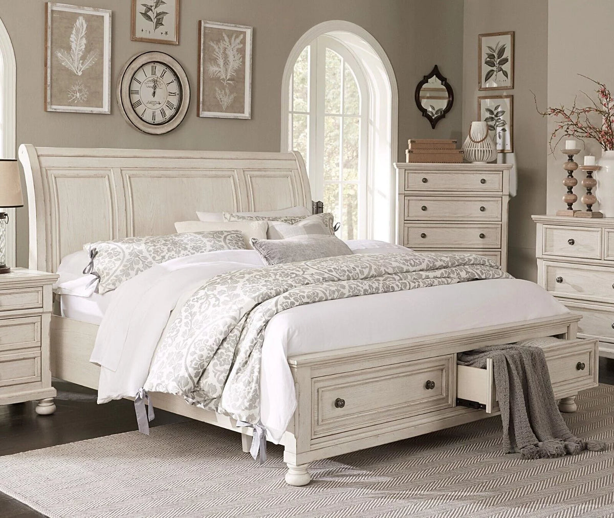 King Size Storage Footboard Bed Z91559