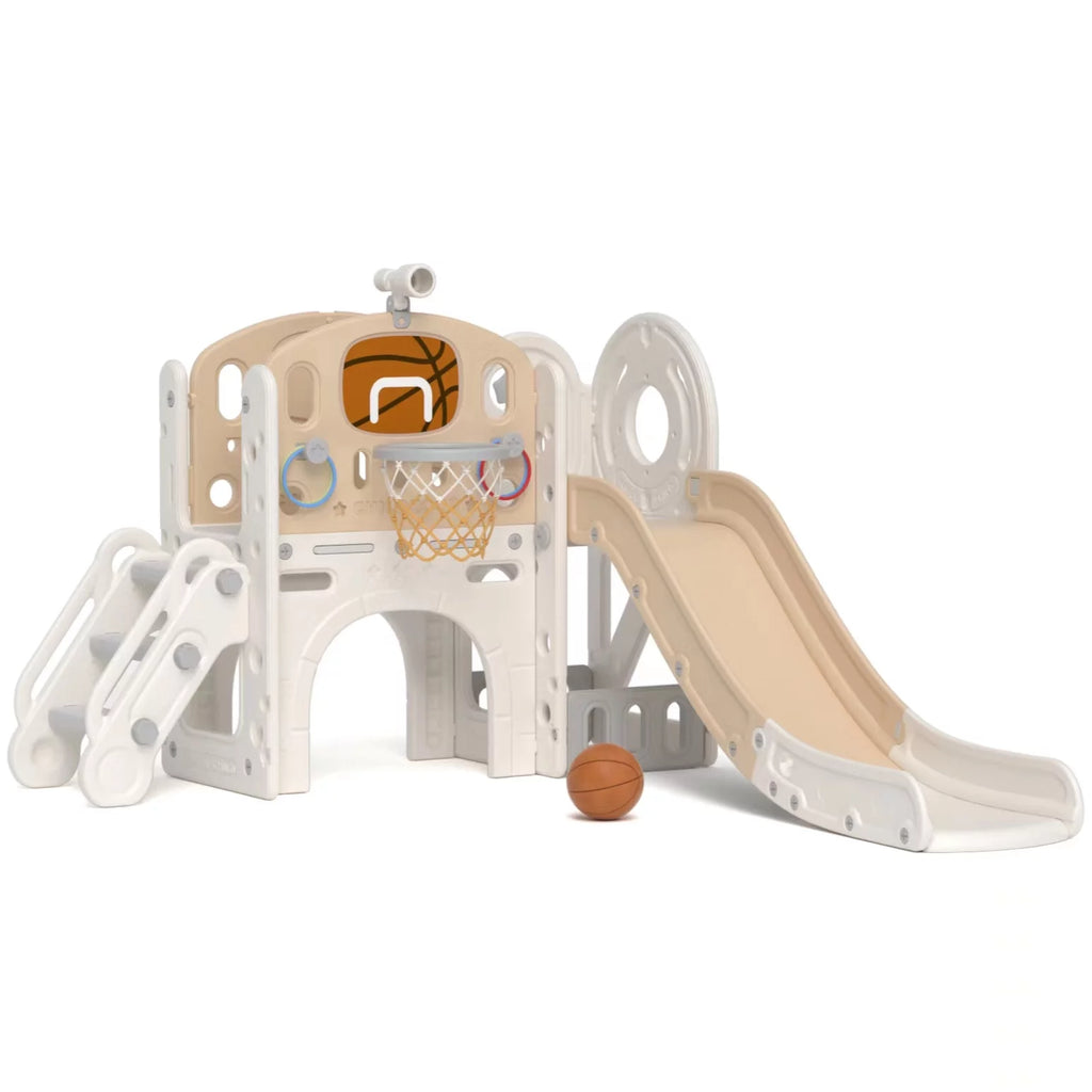 7-in-1 Kids Slide with Climber Play Set T1787