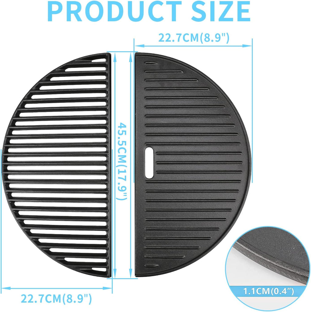 18 Inch Cast Iron Half Moon Cooking Grate L538660
