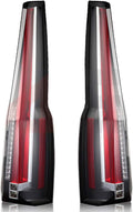 Tail Light Assembly Black Housing Red/Clear Lens V176