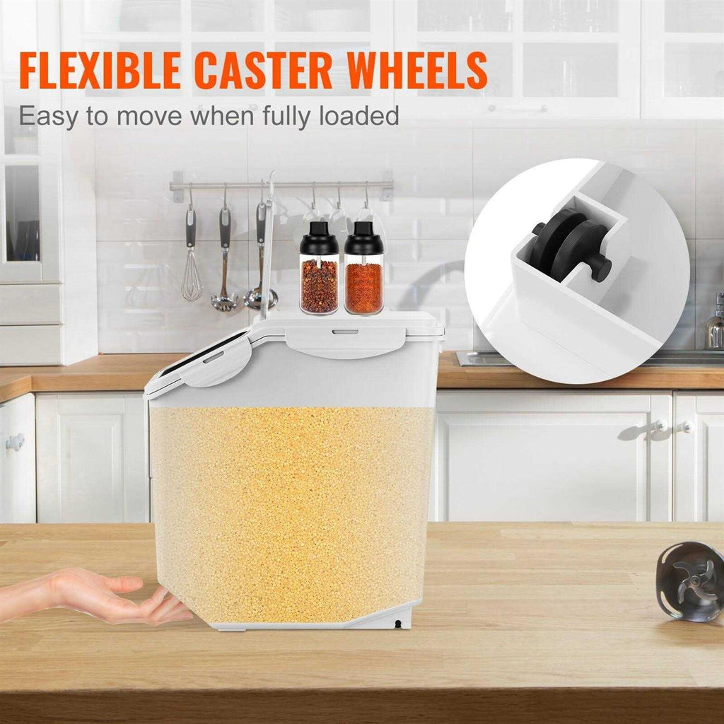15L Ingredient Storage Bin with Measuring Cups Y605694
