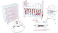 Pink & White Nursery Furniture Set K74128
